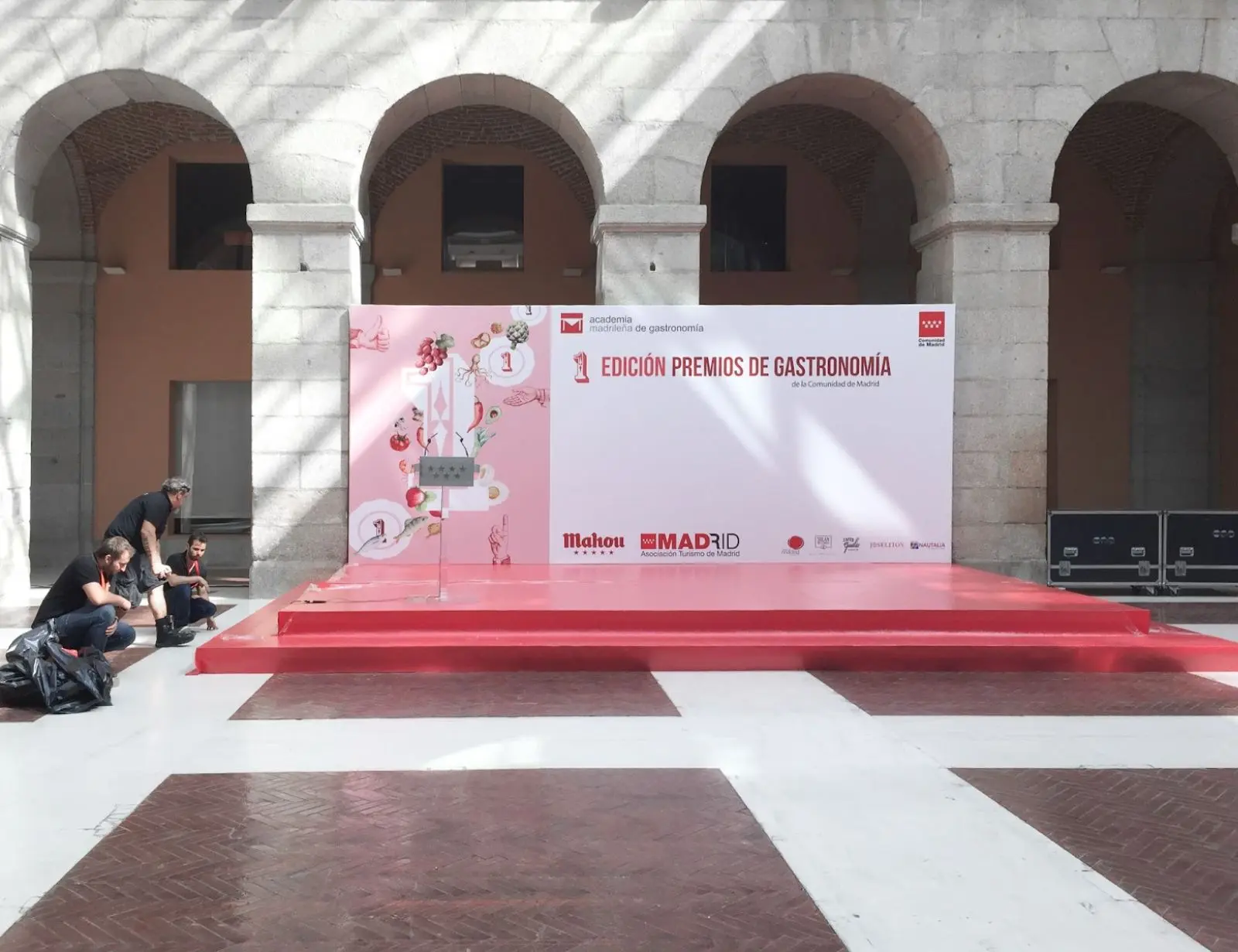 Escenario premios gastronomía en Madrid