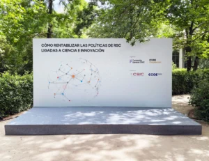 Evento sobre políticas RSC, ciencia, innovación.