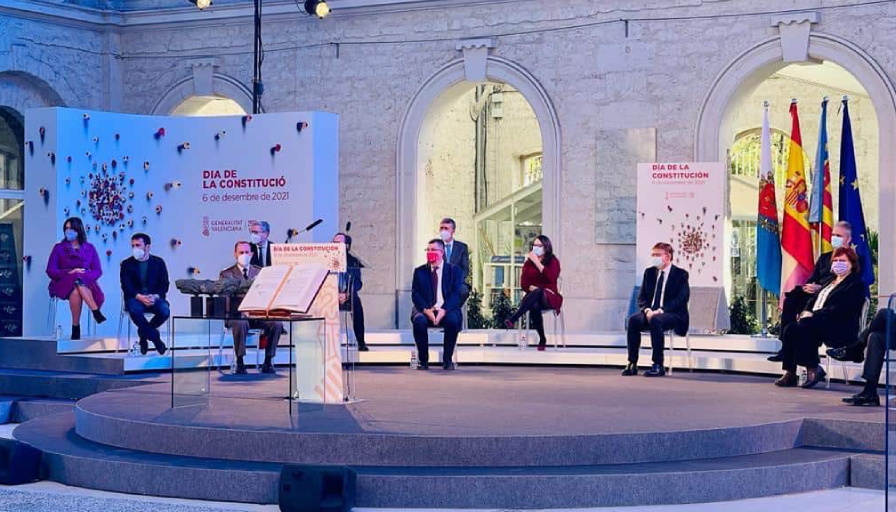 Celebración del Día de la Constitución en España.