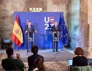 Conferencia de prensa presidencia española UE 2023