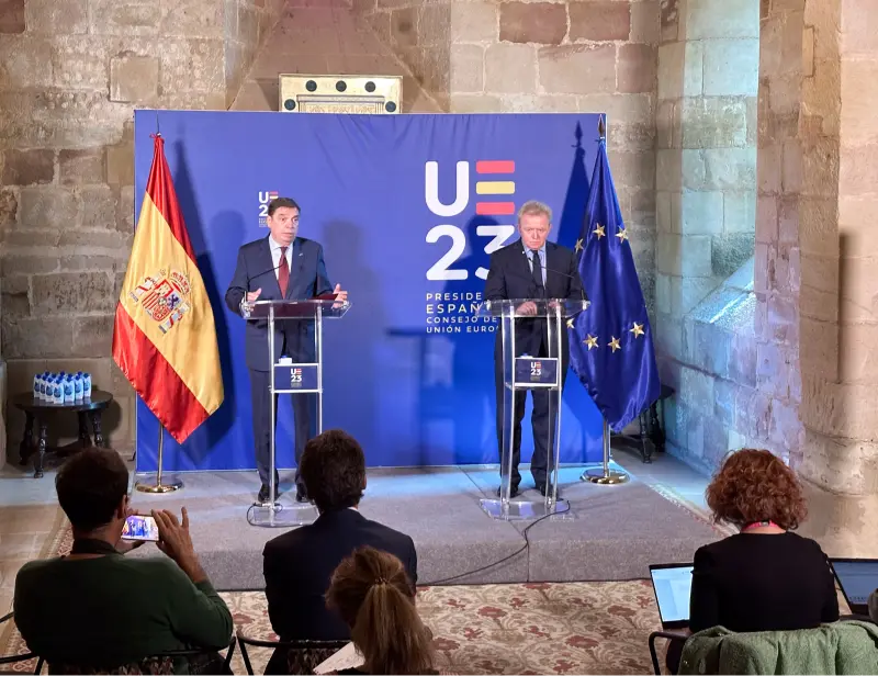 Conferencia de prensa presidencia española UE 2023